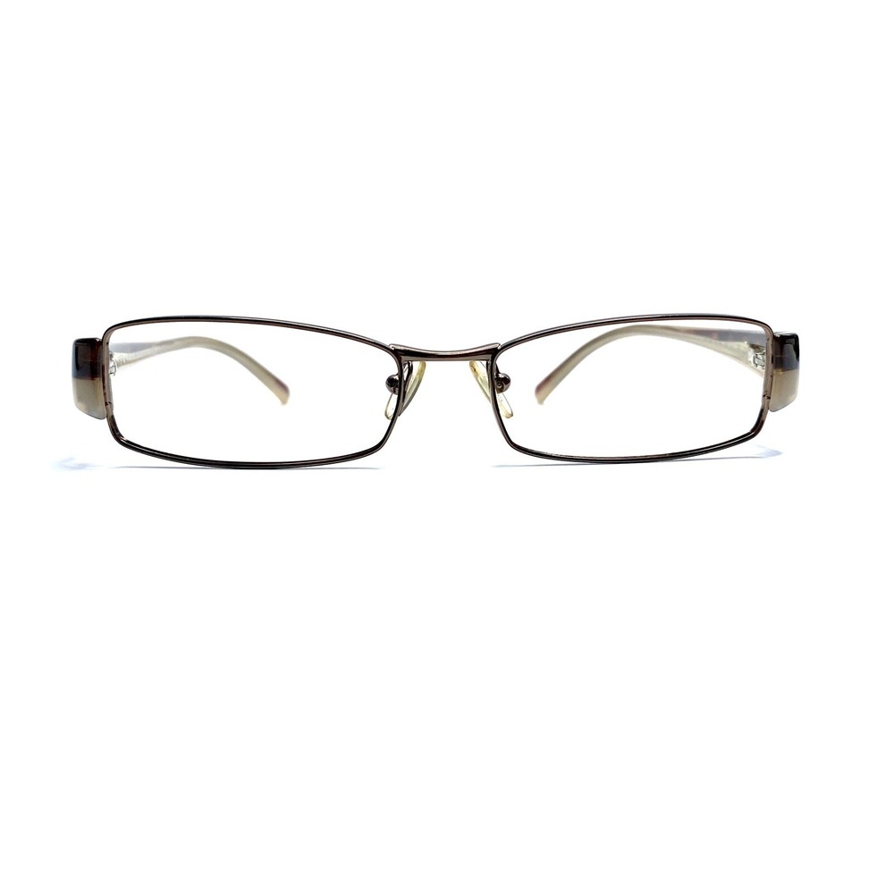 Prada Rose Gold Metal Rectangular Glasses Italy VPR53H VPR53H 52 16 135